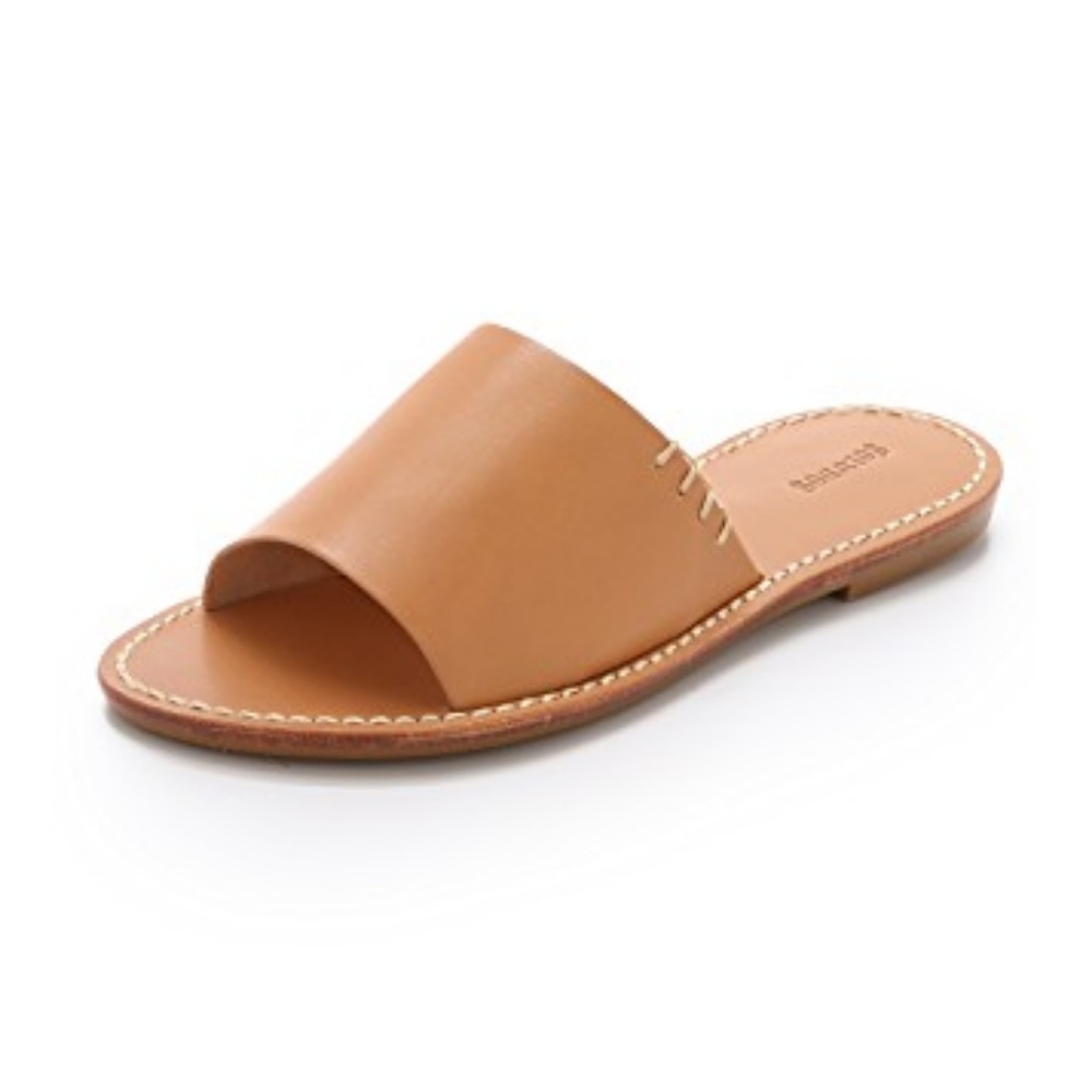 Soludos Leather Slide Sandals